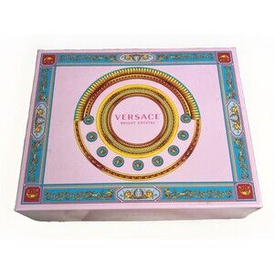 Versace Perfume Empty Cardboard Gift Box Jewelry Bright Crystal Pink 10 X 9 X 3